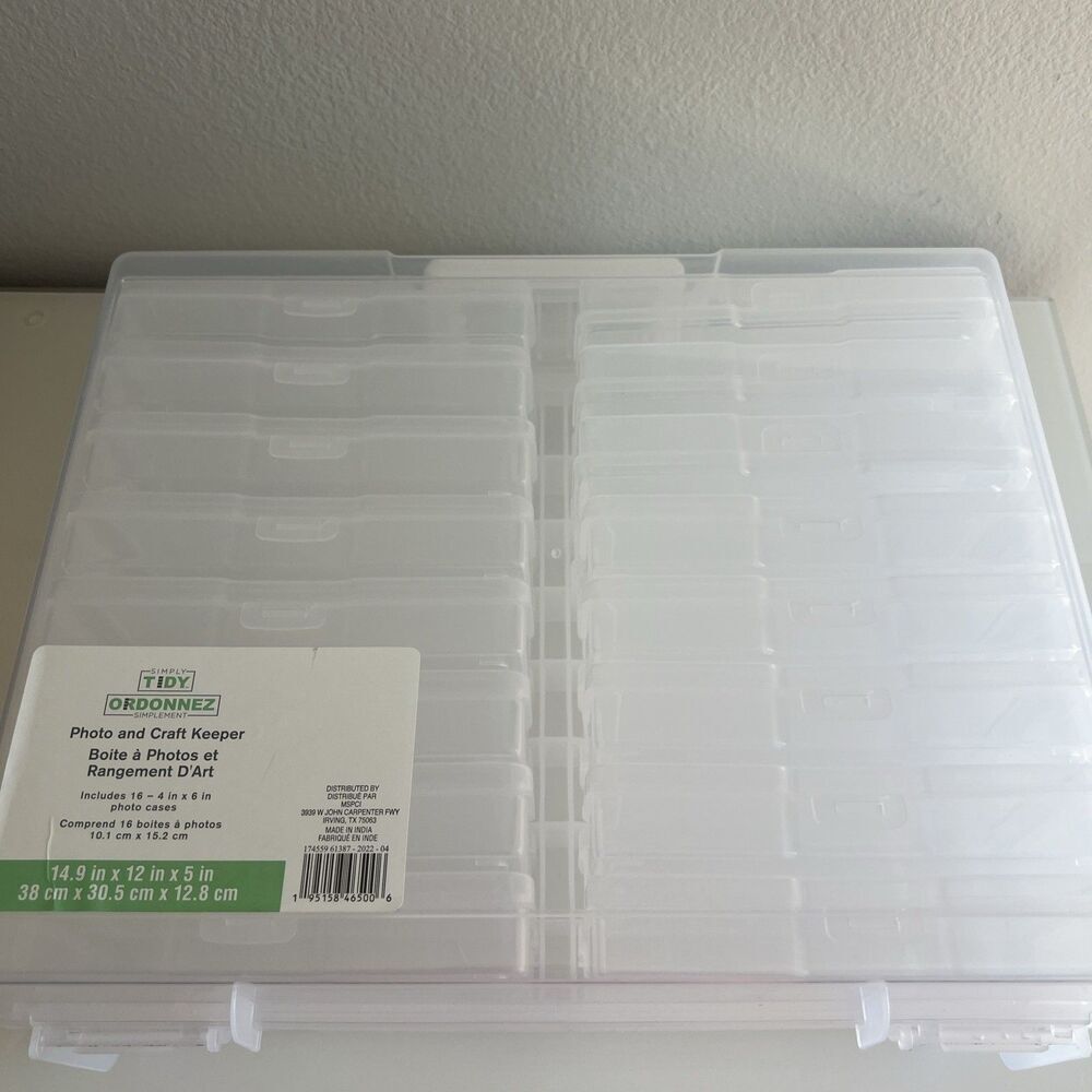 Simply Tidy Photo And Craft Keeper New